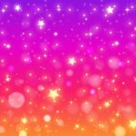 purple-gradient-sky-bright-pink-fluid-background-with-stars-vibrant-multicolor-neon-wallpaper-with-glitter-dreamy-illustration-vector